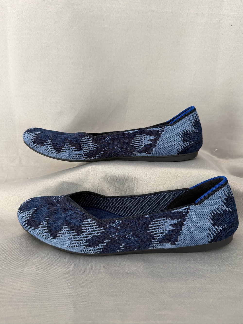 Rothy’s The Flat Tourlamine Blue Floral Size 8 - Picture 3 of 12